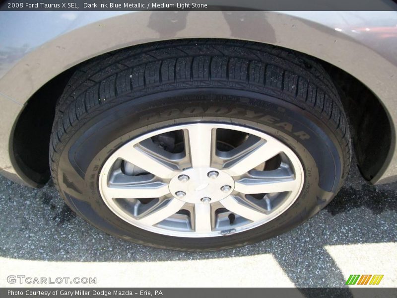 Dark Ink Blue Metallic / Medium Light Stone 2008 Ford Taurus X SEL