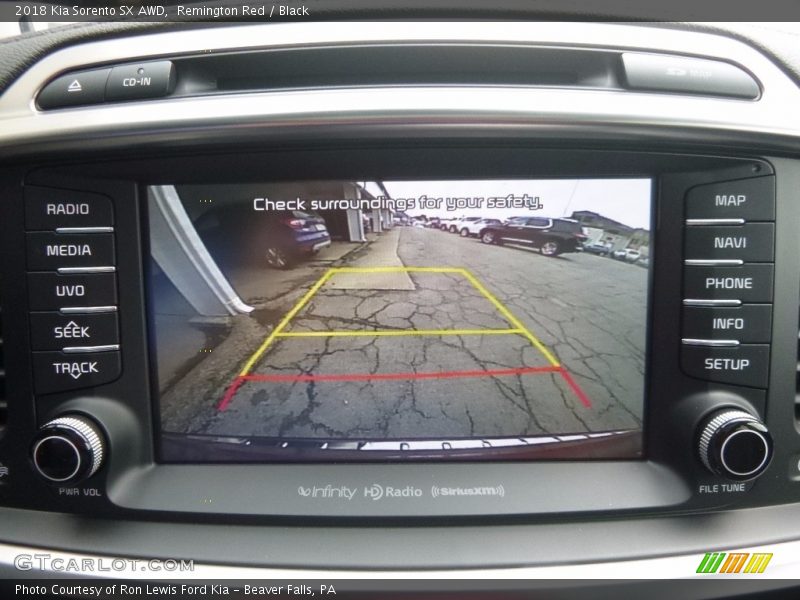 Remington Red / Black 2018 Kia Sorento SX AWD