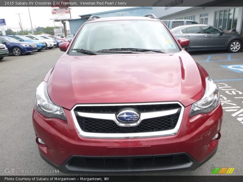 Venetian Red Pearl / Ivory 2015 Subaru XV Crosstrek 2.0i Premium