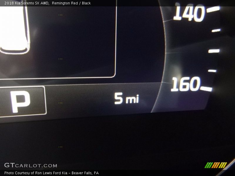 Remington Red / Black 2018 Kia Sorento SX AWD