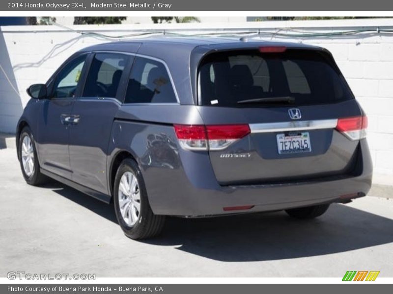 Modern Steel Metallic / Gray 2014 Honda Odyssey EX-L