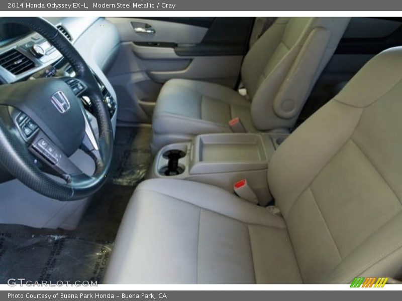 Modern Steel Metallic / Gray 2014 Honda Odyssey EX-L