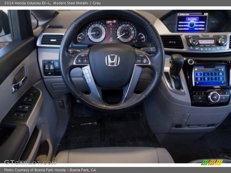 Modern Steel Metallic / Gray 2014 Honda Odyssey EX-L