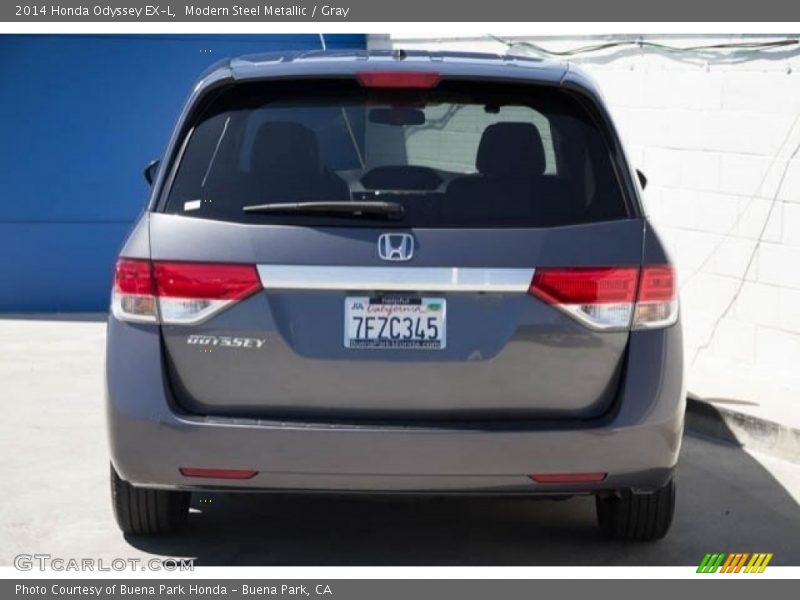 Modern Steel Metallic / Gray 2014 Honda Odyssey EX-L