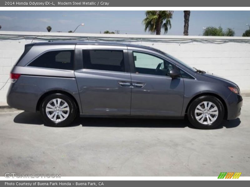 Modern Steel Metallic / Gray 2014 Honda Odyssey EX-L