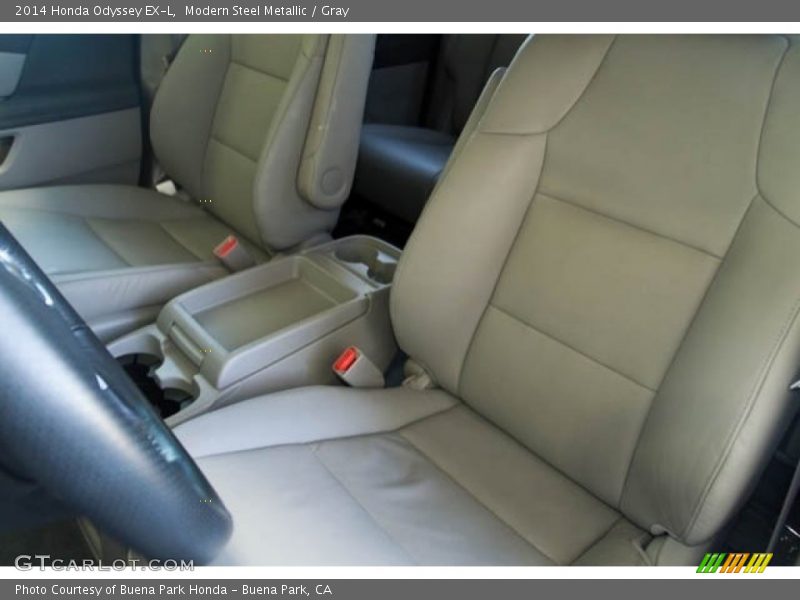 Modern Steel Metallic / Gray 2014 Honda Odyssey EX-L