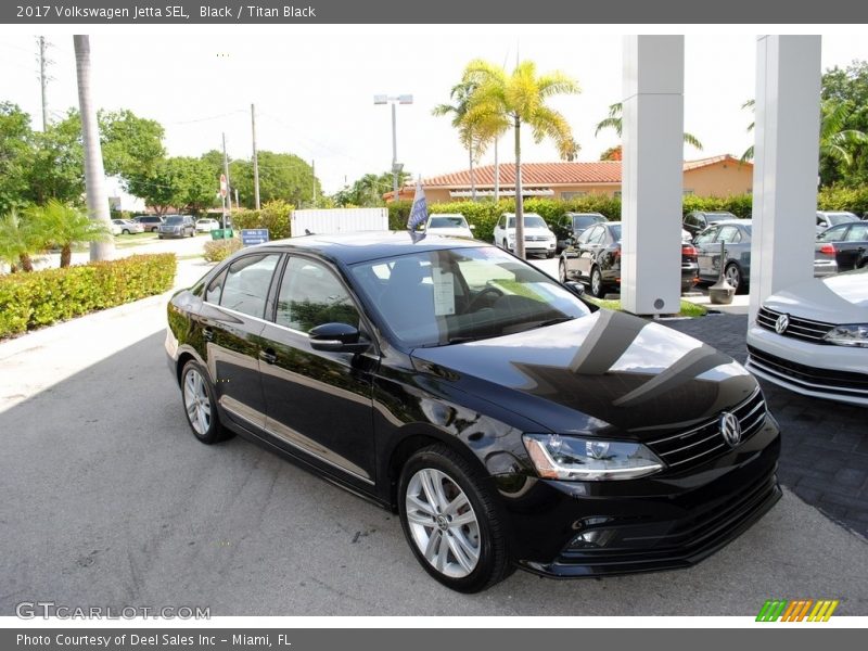 Black / Titan Black 2017 Volkswagen Jetta SEL