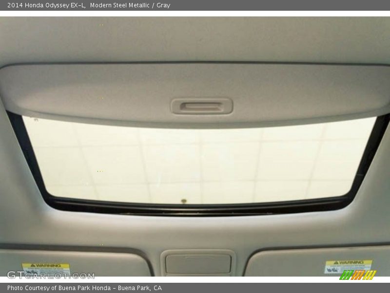 Modern Steel Metallic / Gray 2014 Honda Odyssey EX-L