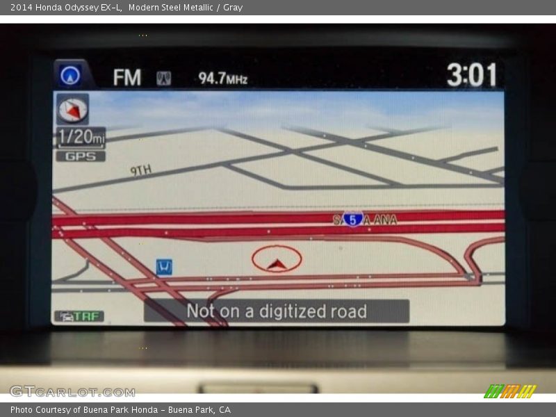 Modern Steel Metallic / Gray 2014 Honda Odyssey EX-L