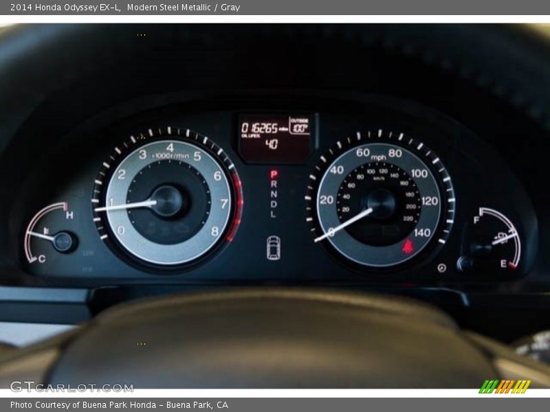 Modern Steel Metallic / Gray 2014 Honda Odyssey EX-L