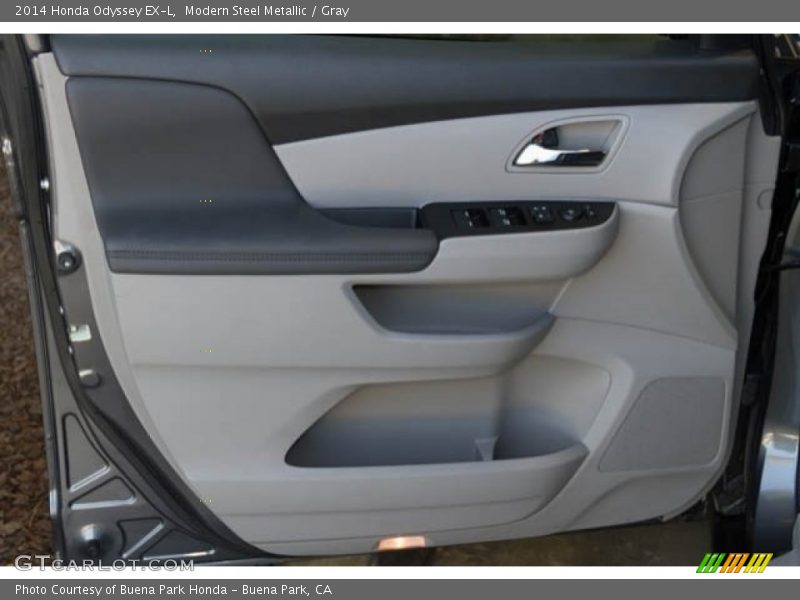 Modern Steel Metallic / Gray 2014 Honda Odyssey EX-L
