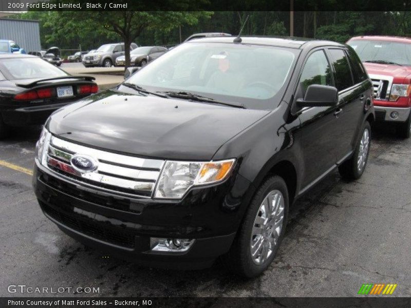 Black / Camel 2009 Ford Edge Limited