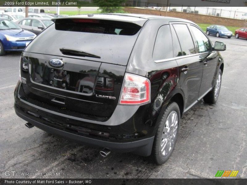 Black / Camel 2009 Ford Edge Limited