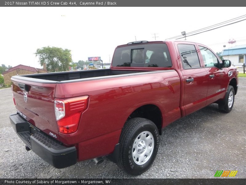 Cayenne Red / Black 2017 Nissan TITAN XD S Crew Cab 4x4