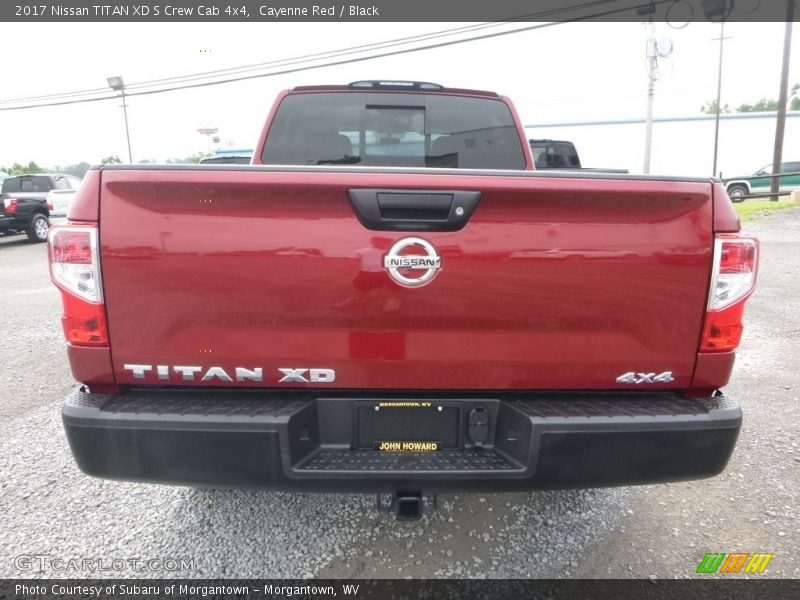 Cayenne Red / Black 2017 Nissan TITAN XD S Crew Cab 4x4