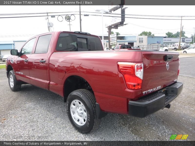 Cayenne Red / Black 2017 Nissan TITAN XD S Crew Cab 4x4