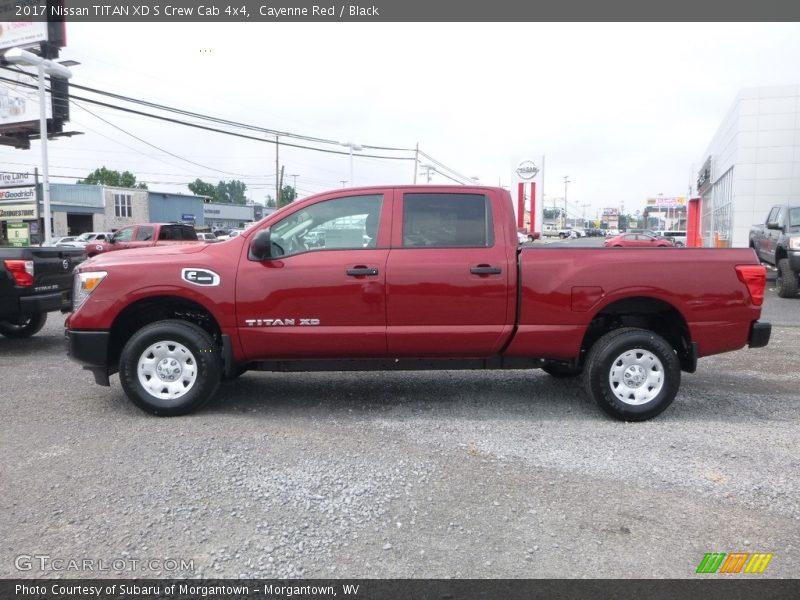 Cayenne Red / Black 2017 Nissan TITAN XD S Crew Cab 4x4
