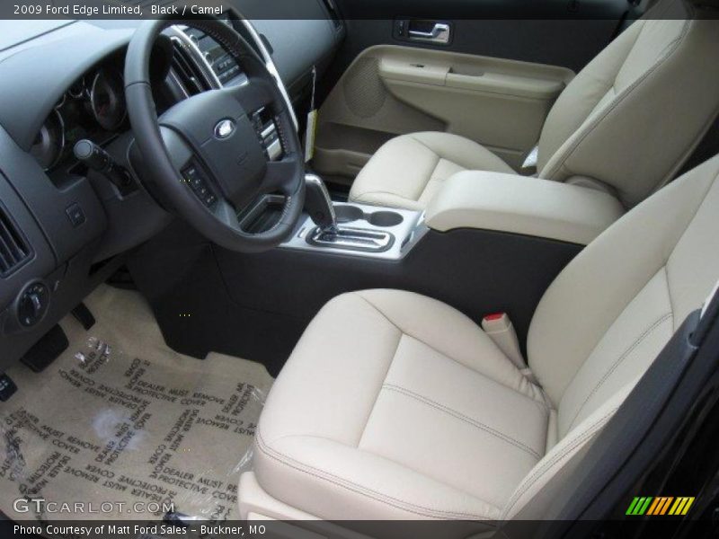 Black / Camel 2009 Ford Edge Limited