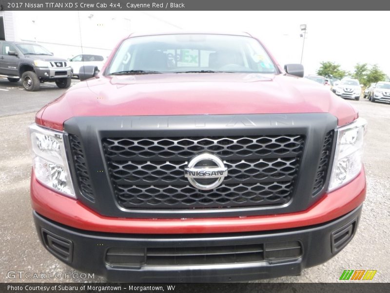 Cayenne Red / Black 2017 Nissan TITAN XD S Crew Cab 4x4