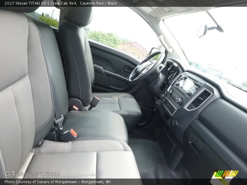  2017 TITAN XD S Crew Cab 4x4 Black Interior