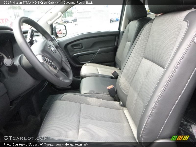 Front Seat of 2017 TITAN XD S Crew Cab 4x4