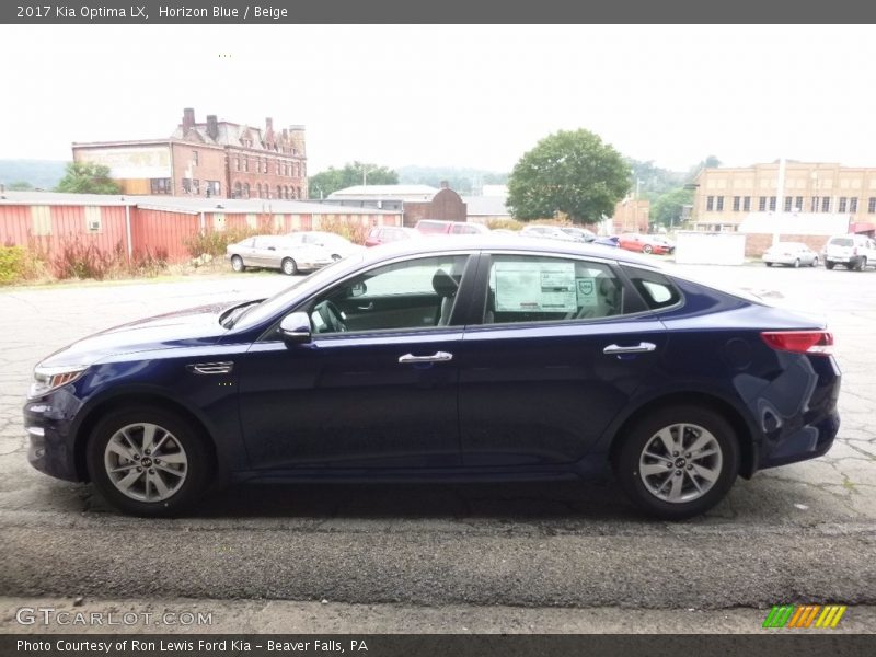 Horizon Blue / Beige 2017 Kia Optima LX