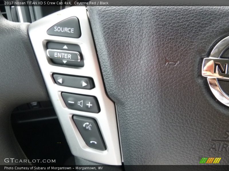 Controls of 2017 TITAN XD S Crew Cab 4x4