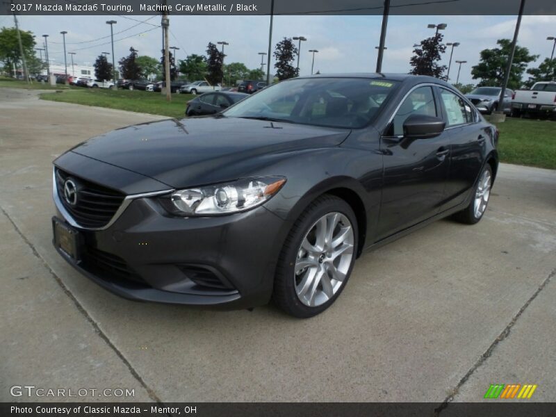 Machine Gray Metallic / Black 2017 Mazda Mazda6 Touring