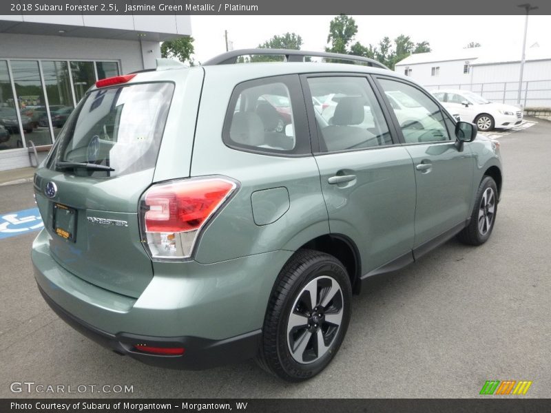 Jasmine Green Metallic / Platinum 2018 Subaru Forester 2.5i