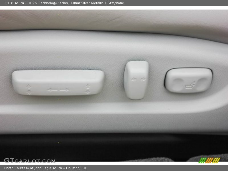 Lunar Silver Metallic / Graystone 2018 Acura TLX V6 Technology Sedan
