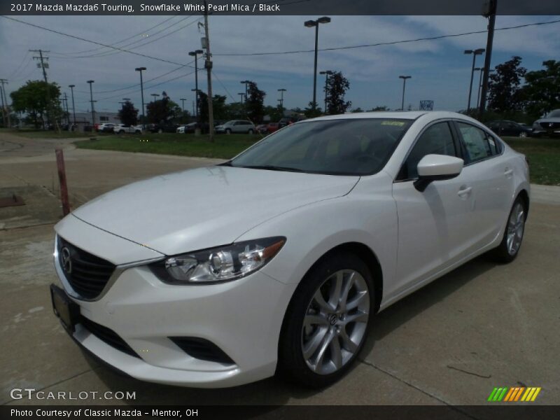 Snowflake White Pearl Mica / Black 2017 Mazda Mazda6 Touring
