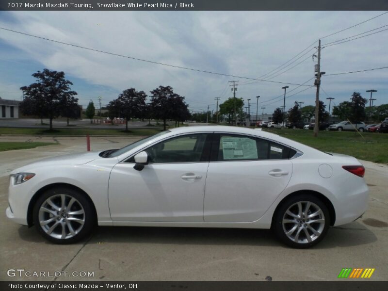 Snowflake White Pearl Mica / Black 2017 Mazda Mazda6 Touring