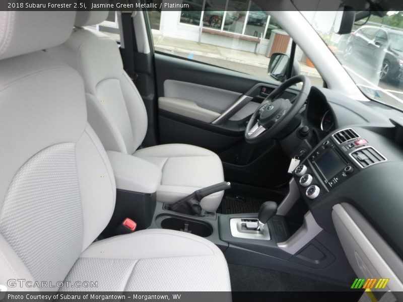 Jasmine Green Metallic / Platinum 2018 Subaru Forester 2.5i
