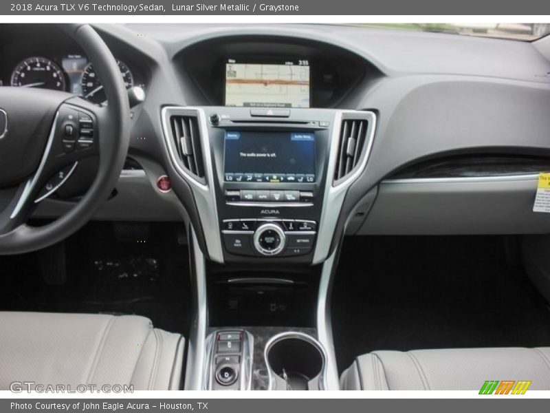Lunar Silver Metallic / Graystone 2018 Acura TLX V6 Technology Sedan