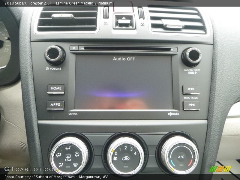 Jasmine Green Metallic / Platinum 2018 Subaru Forester 2.5i