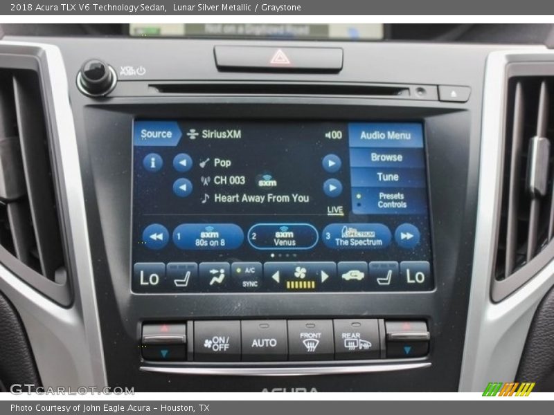 Controls of 2018 TLX V6 Technology Sedan