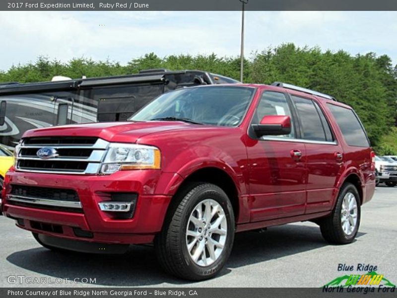 Ruby Red / Dune 2017 Ford Expedition Limited