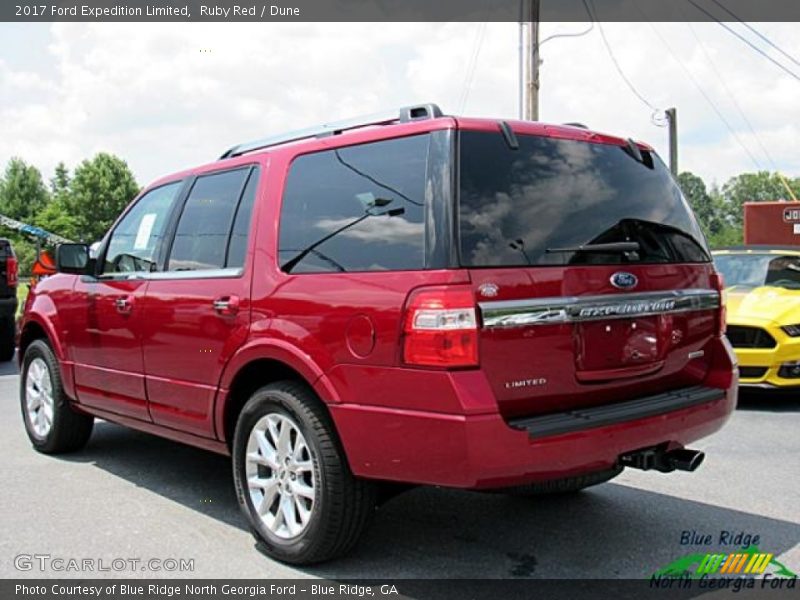 Ruby Red / Dune 2017 Ford Expedition Limited