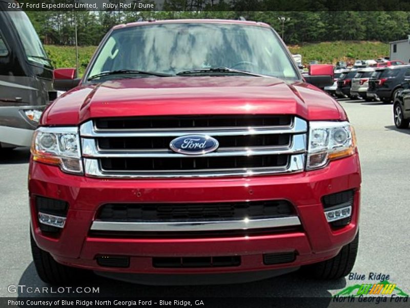 Ruby Red / Dune 2017 Ford Expedition Limited