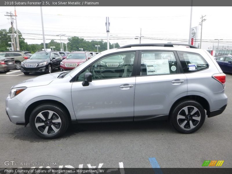 Ice Silver Metallic / Platinum 2018 Subaru Forester 2.5i