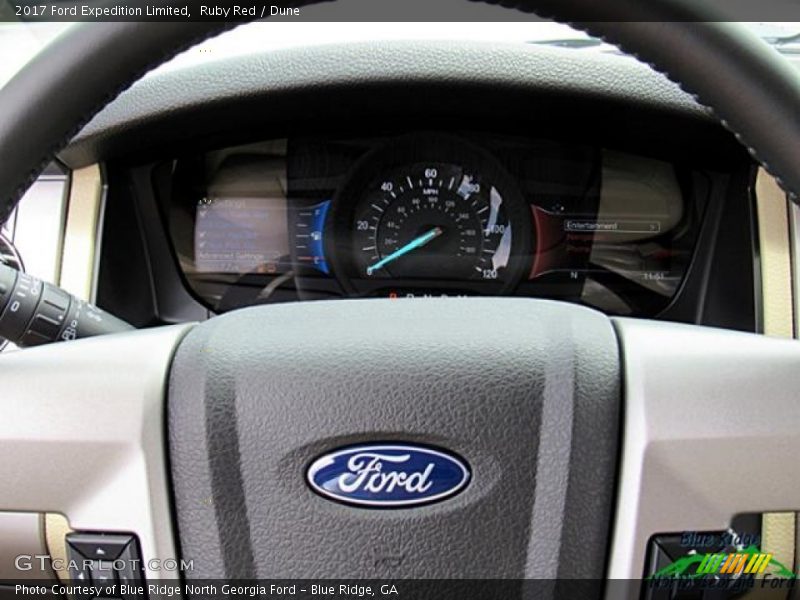 Ruby Red / Dune 2017 Ford Expedition Limited