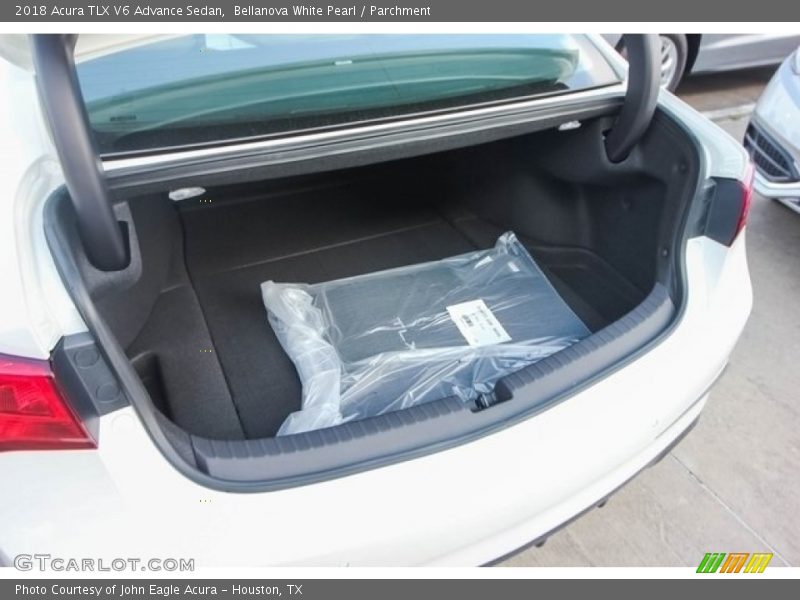 Bellanova White Pearl / Parchment 2018 Acura TLX V6 Advance Sedan