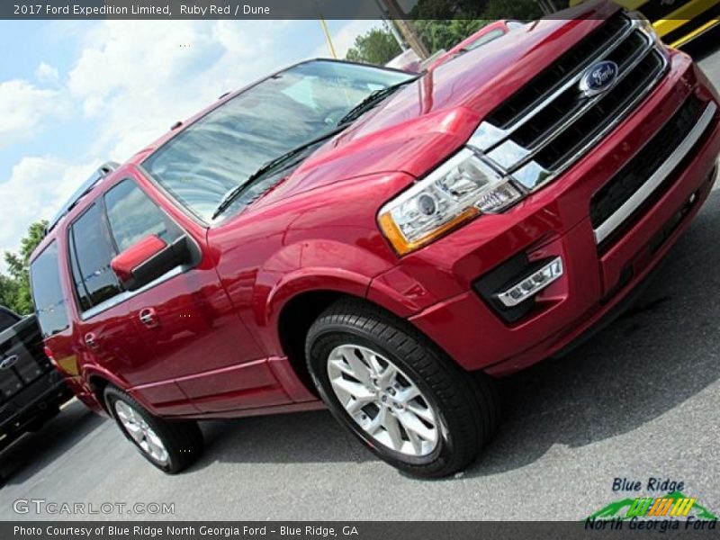 Ruby Red / Dune 2017 Ford Expedition Limited