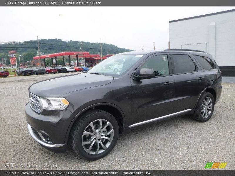 Granite Metallic / Black 2017 Dodge Durango SXT AWD