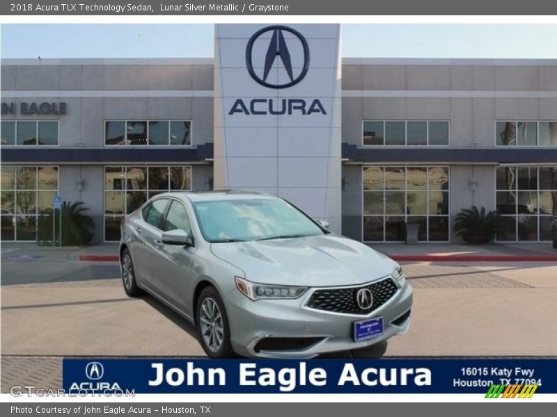 Lunar Silver Metallic / Graystone 2018 Acura TLX Technology Sedan