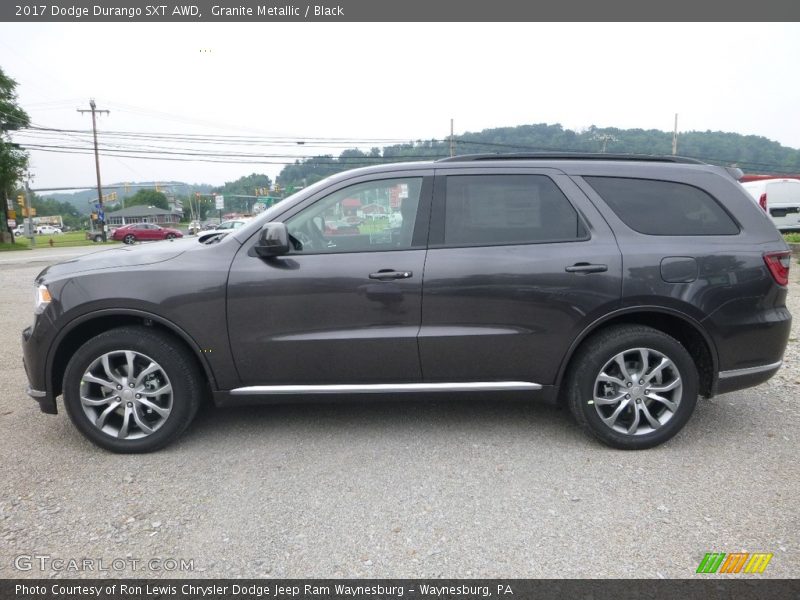 Granite Metallic / Black 2017 Dodge Durango SXT AWD