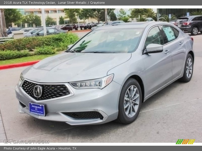 Lunar Silver Metallic / Graystone 2018 Acura TLX Technology Sedan