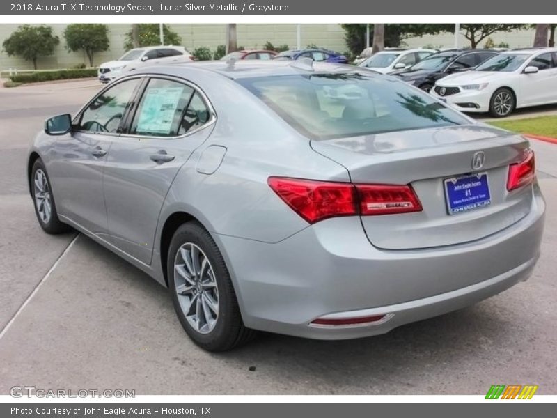 Lunar Silver Metallic / Graystone 2018 Acura TLX Technology Sedan