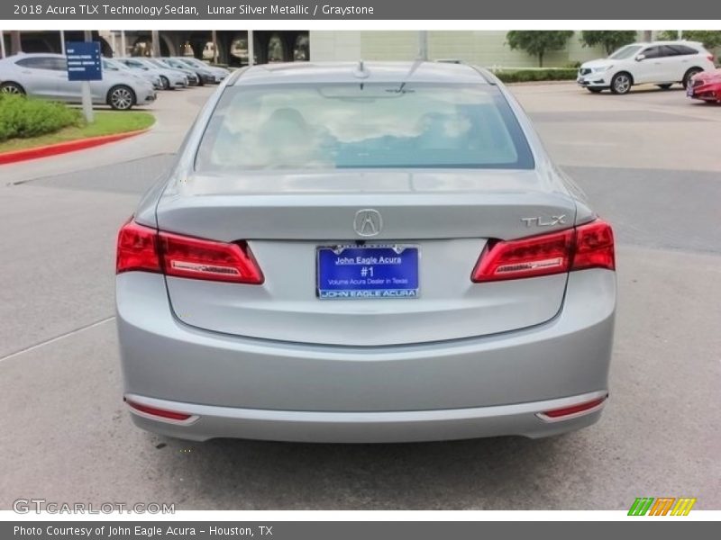 Lunar Silver Metallic / Graystone 2018 Acura TLX Technology Sedan