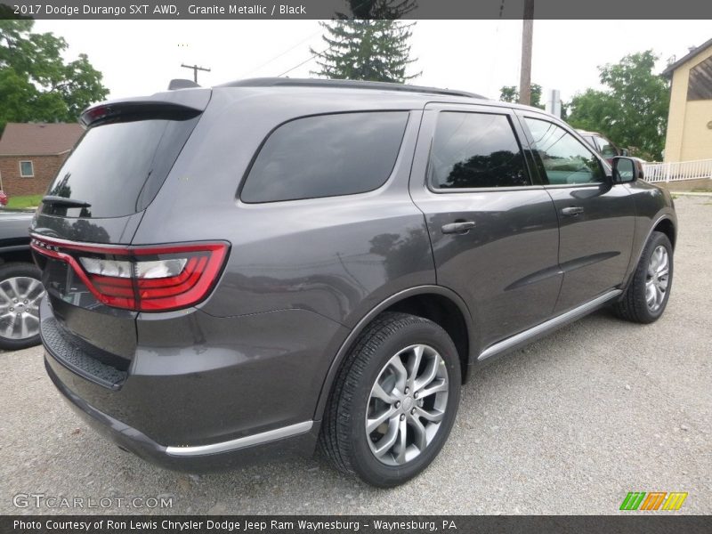 Granite Metallic / Black 2017 Dodge Durango SXT AWD